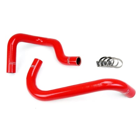 Hps Performance High Temp Reinforced Silicone Radiator Coolant Hose Kit, Red,  57-1746R-RED