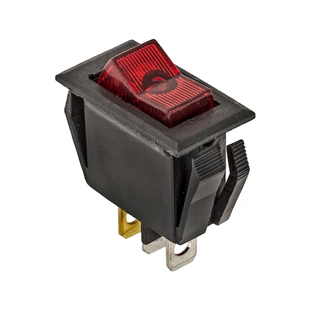 Auveco Illuminated Rocker Switch Red 12234
