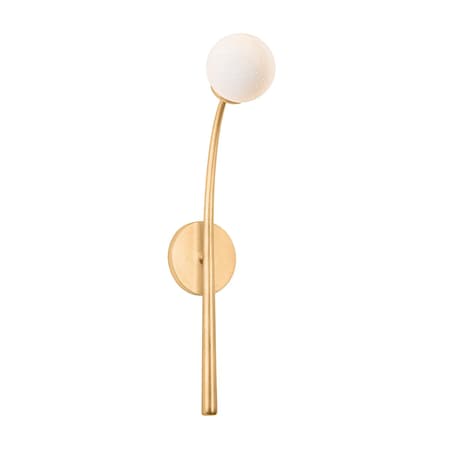 Troy Lighting Orinda 1 Light Wall Sconce 4.75 In. Vintage Gold Leaf B2624-VGL