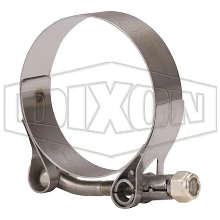 Dixon T-Bolt Clamp, 2.5 to 2.81 in Nominal, 0.025 in Thick, 300 SS, Domestic STBC275