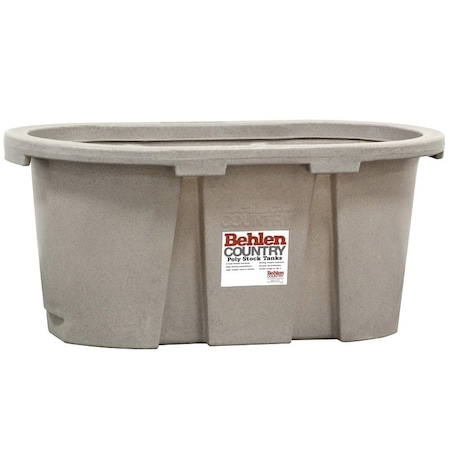 Behlen Country Behlen Country 52112017GT Farm Stock Tank, 100 gal Capacity, Round, Polyurethane, Granite Tan 52112017GT