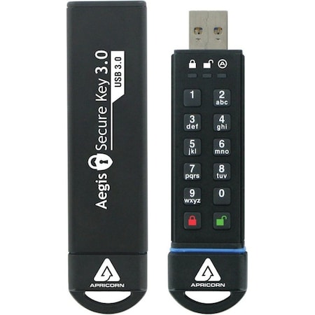 Apricorn 16GB 256B AES XTS ENCRYPTED SECR USB 3.0 ASK3-16GB