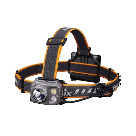 Fenix Lighting Fenix: Headlamp, White/Neutral/Red LED, Lithium Ion, 1250lm, Black HP16R