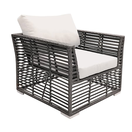 Panama Jack Outdoor Panama Jack Graphite Lounge chair with Cushions PJO-1601-GRY-LC