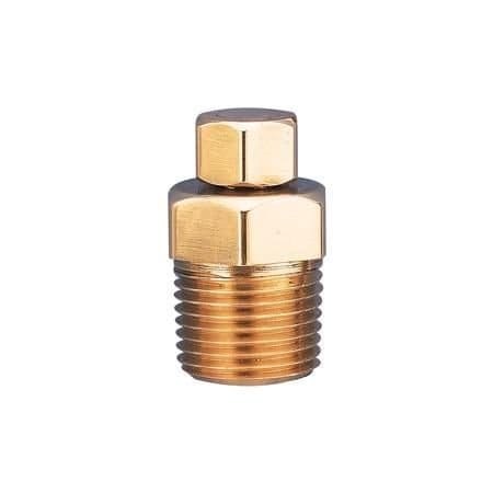Omega Test Plug, Male 1/2 " NPT, Brass, Neoprene, Each OPNE12