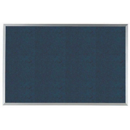 Aarco VIC Cork Bulletin Board w/ a Clear Satin Anodized Al Frame, Poppy Seed Dark Gray 24''Hx36''W DW2436204
