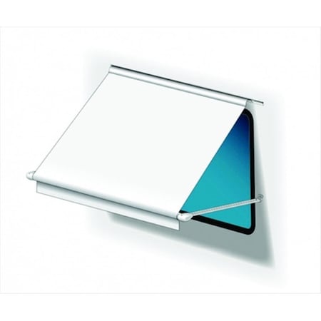 Whole-In-One IC0551 Small Window Awning Hardware - White WH357815