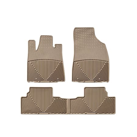 Weathertech Tan, Front and Rear All Weather Floor Mats WTLT131132
