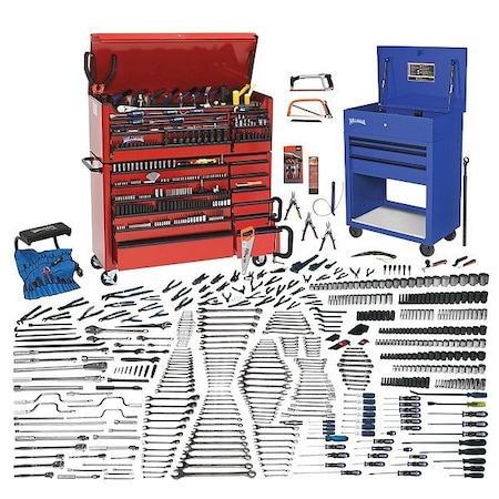 Williams Master Tool Set, Rolling Tool Cabinet JHWMEGATB