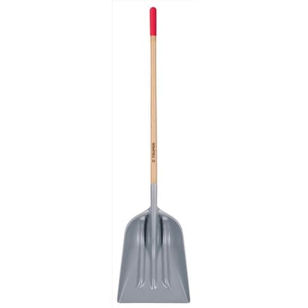 Truper Tru-Tough 62 in. Plastic Scoop Shovel Wood Handle PLA-12L
