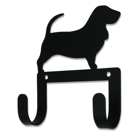 Jensendistributionservices Basset Hound - Leash & Collar Wall Hook MI2677705