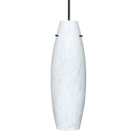 Besa Lighting Besa Suzi 18 Pendant, Carrera, Black Finish, 1x 150W MAX E26 Base 1JT-412719-BK