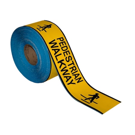Superior Mark Floor Marking Tape, Message, 100 ft IN-50-6271