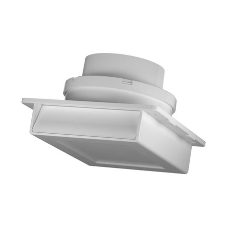 Imperial Soffit Exhaust Vent, 5-3/16 in L, 5-3/16 in W, 7.75 sq-in Net Free Ventilating Area VT0757