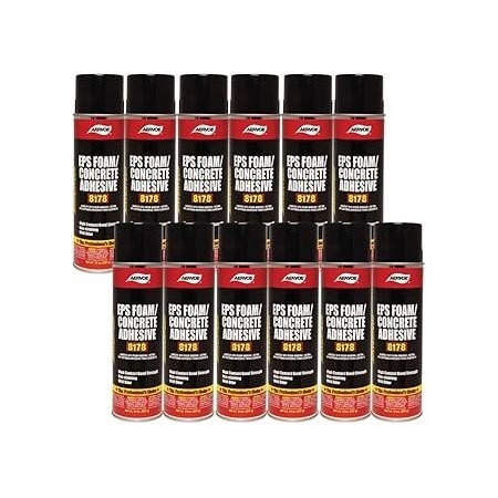 Aervoe Eps Foam Concrete Adhesive net 14 oz., 12PK 8178