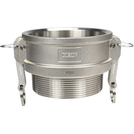 Dixon Cam and Groove Coupler x MNPT 4", SS G400-B-SS