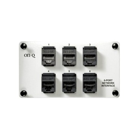 On-Q 6 PORT MODULAR NETWORK AC1000