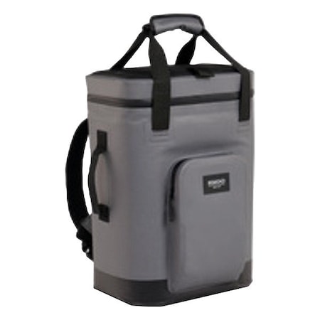 Igloo Soft Sided Backpack Cooler, Gray, 17 qt 00063790