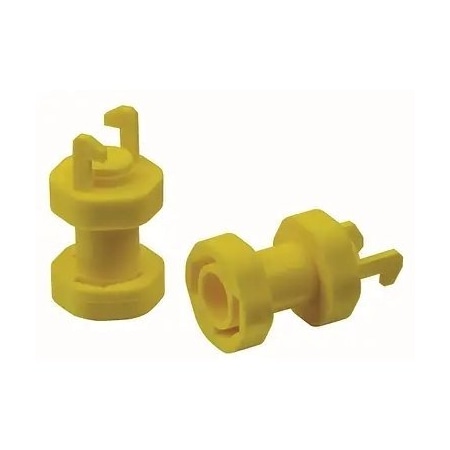 Heyco Liquid Tight PV Connector Cap for 4mm Connectors, 100PK S6254