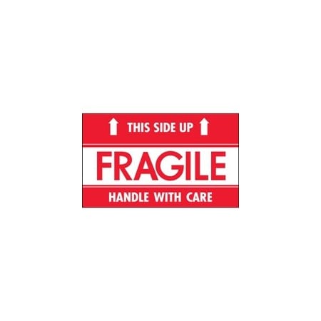 Bubblefast 3 x 5'' - ''Fragile - This Side Up - HWC'' Labels BFSCL521