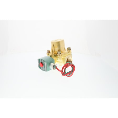 Asco Solenoid Valve, Normally Closed, 1 in Pipe Size, Brass 8210G78