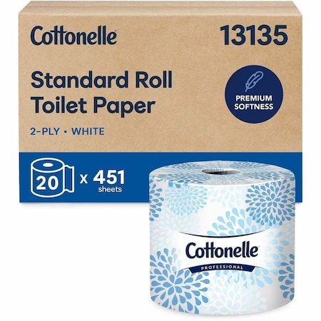 Cottonelle Bathroom Tissue, White, 20 PK KCC13135