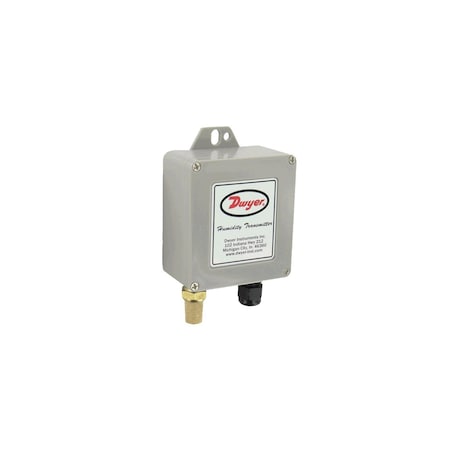 Dwyer Instruments Hum/TempXTMR, 4.56", 2.75", 4 to 20mA WHT-311