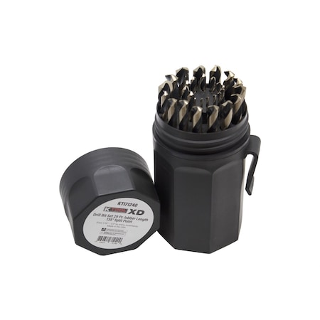 K-Tool International Drill Bit Set 29 Pc Jobber Length 135 Degree Split Point 44170