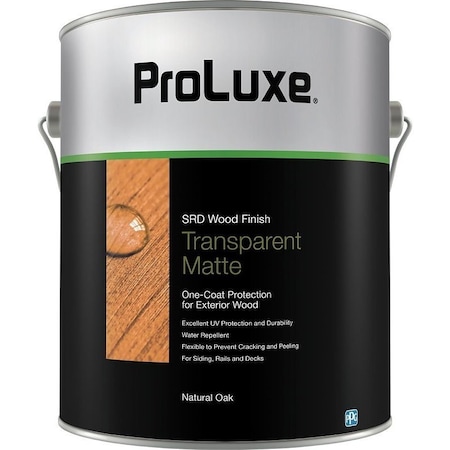 Ppg Proluxe Cetol SRD Wood Finish, Transparent, Natural Oak, Liquid, 1 gal, Can SIK240-005/01