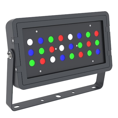 Westgate DMX 512 COMPATIBLE RGBW Square Flood Light 72W DMX-FLS-72W-RGBW-BT-BK