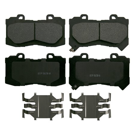 Wagner Brake QuickStop Front Disc Brake Pad Set Ceramic,  ZD1802