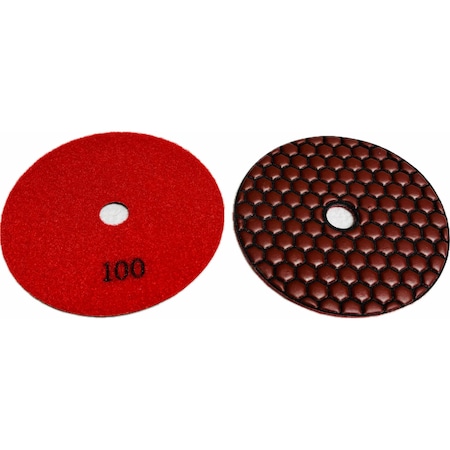 Vantage Product Honey Comb Dry Polishing Pad, Concrete Finishing, 5'' R-FB5HC0100