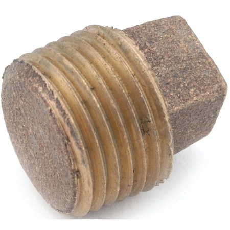 Anderson Metals Solid Pipe Plug, 3/8 in, IPT, Brass 738114-06