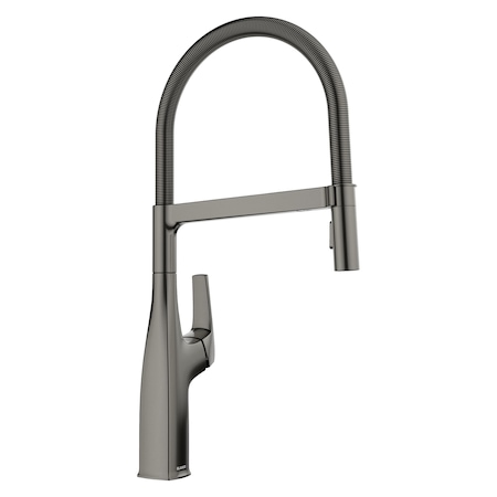 Blanco Rivana Semi-Pro 1.5 GPM, Satin Dark Steel 443266