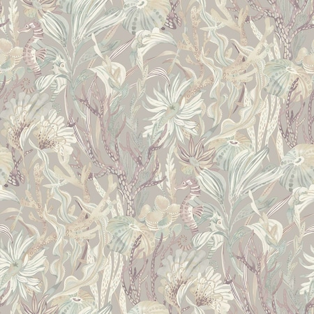 Chesapeake Kelp Garden Mauve Tropical Reef Wallpaper 4071-71002