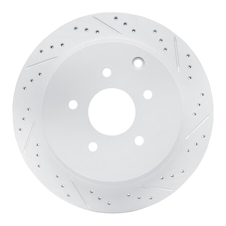 Dynamic Friction Co DFC Geoperformance Rotor - Drilled and Slotted 830-67089R