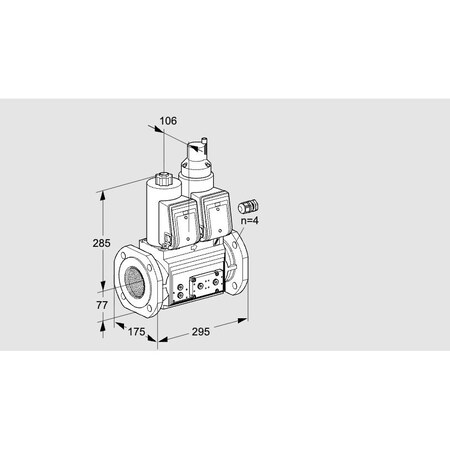 Honeywell Kromschroder Gas Solenoid Valve – VCS Series, 500 mbar, IP65, EN 161, Class A KS88203238