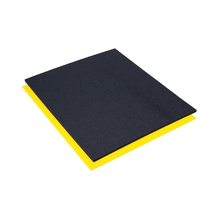 5S Shadow Foam Tool Box Foam Insert, 3/4" H, 10 3/4" W TSF-1018-BLACK/YELLOW