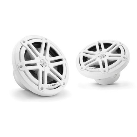 Jl Audio 6.5in Marine Speakers, Sport Grille, Gloss White, 93514, 010-03063-00, 2PK 93514/010-03063-00