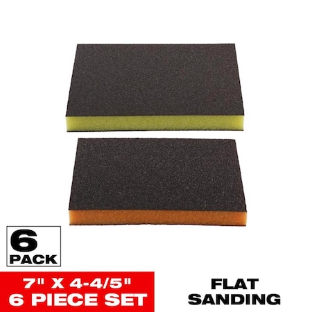 Diablo ULTRAflex 5 in. L X 4 in. W Fine/Medium Sanding Sponge DFPFLEXMEF06G