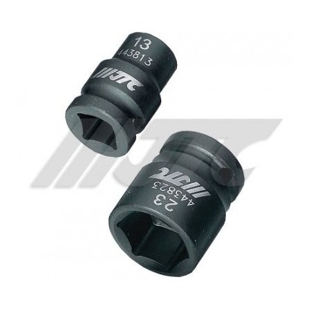 Jtc Auto Tools 1/2 in Drive 6-Point Impact Socket, 25mm Metric, Chrome Molybdenum Steel 443825
