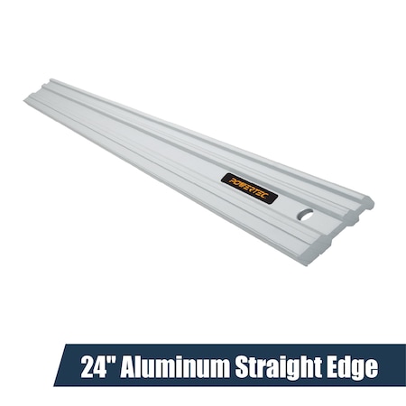 Powertec 24 Inch Aluminum Straight Edge, Precision Machinist Tool, .001" Tolerance 72330
