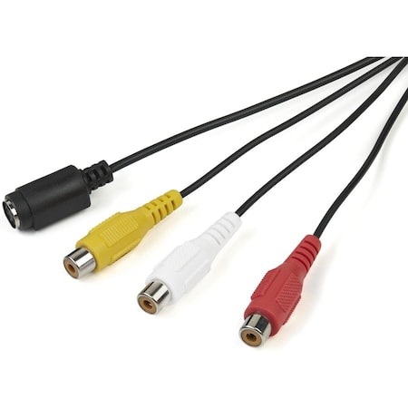 Startech.Com USB 2.0 VIDEO CAPTURE ADAPTER CABLE CONVERTS COMPOSITE/S VIDEO   RCA AUDIO TO DI SVID2USB232