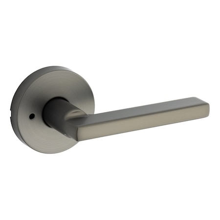 Kwikset Residential Door Levers Privacy Gunmetal 730HFLRDT-18G