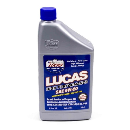 Lucas Oil SAE 5w20 Motor Oil - 1 qt. LUC10516