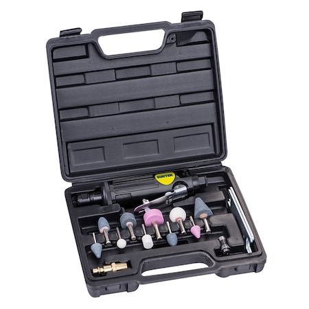 Surtek Pneumatic straight moto-tool set MTN414K