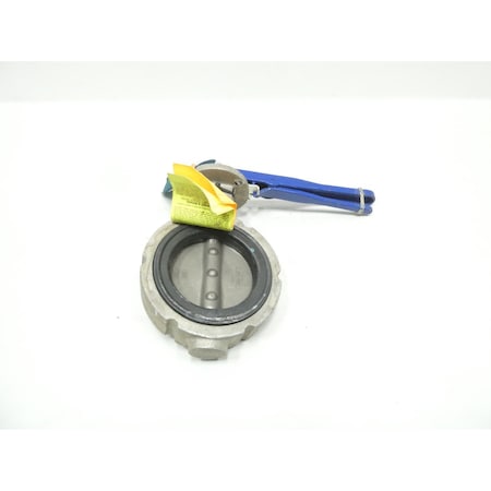 Keystone ALUMINUM MANUAL STAINLESS WAFER 4IN BUTTERFLY VALVE 832-703-040-100-050
