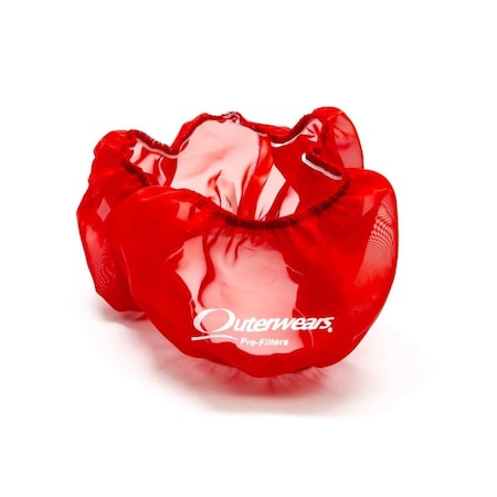 Overtime Air Pre-Filter Assembly - 14 x 4 in. Element - Red OV3616575