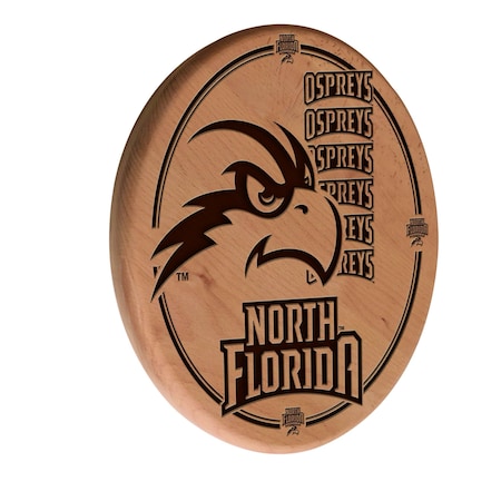 Holland Bar Stool Co University of North Florida 13" Laser Engraved Solid Wood Sign WSgnLNatNorFla