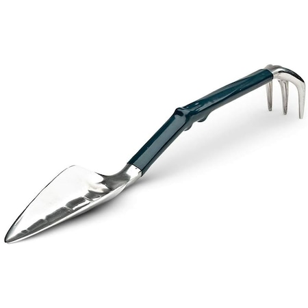 Kings County Tools Garden Shovel & Rake Combo Multi Tool Garden Hoe & Trowel Two in One Gardening Tools GW69A01-36